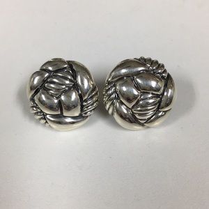 David Yurman sterling earrings